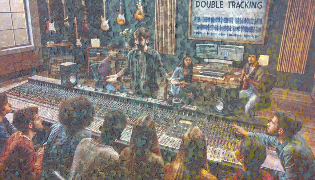 Ahh, the art of double tracking!