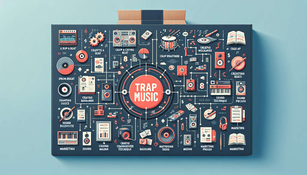 a diagram of various instruments and parts a well synthesized trap beat