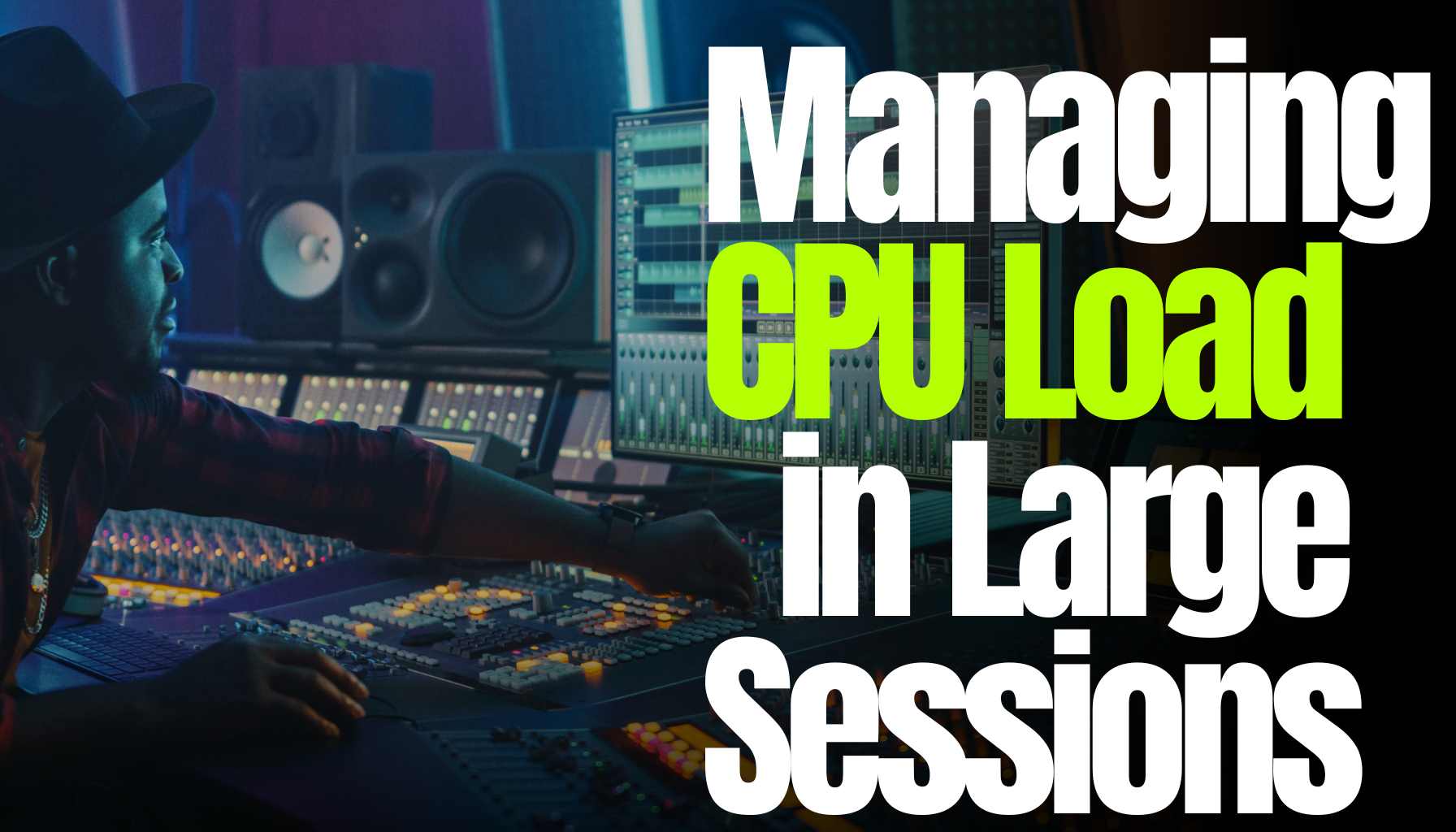 Managing CPU Load time in Large Music Sessions