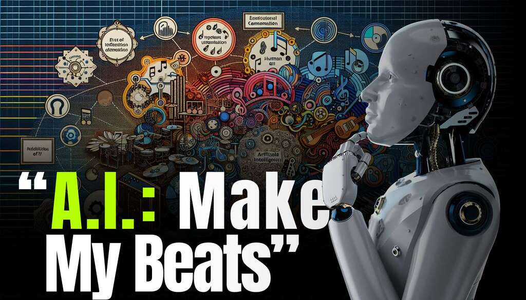 A robot ponders producing music - AI-in-Music-Production-Threat-or-Tool