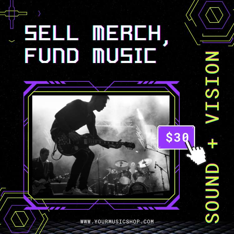 music merchandising for artists or bands