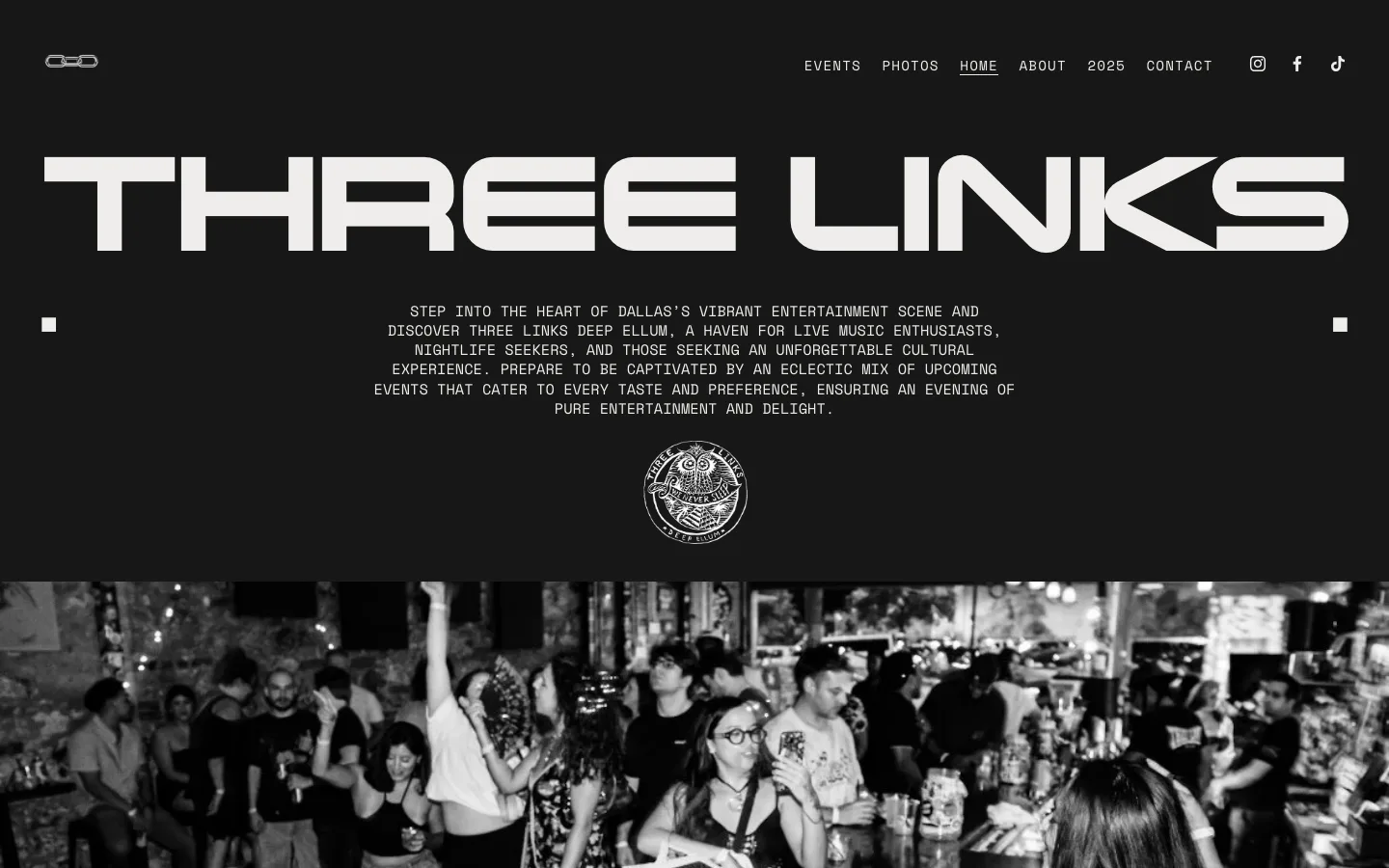 Three Links live music venue in Deep Ellum, Dallas