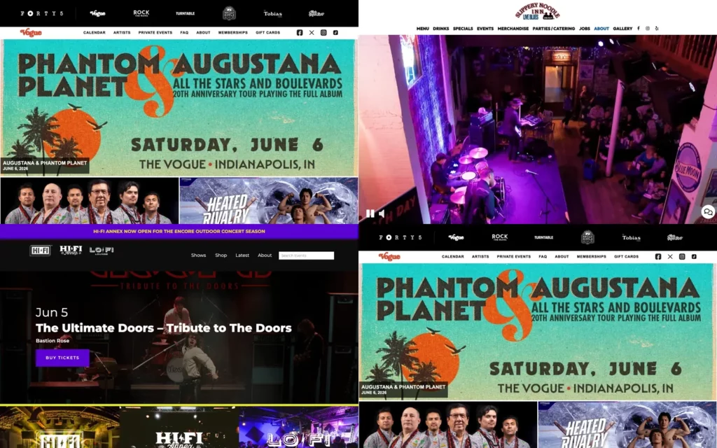 Best live music venues in Indianapolis — Broad Ripple and Fountain Square stages