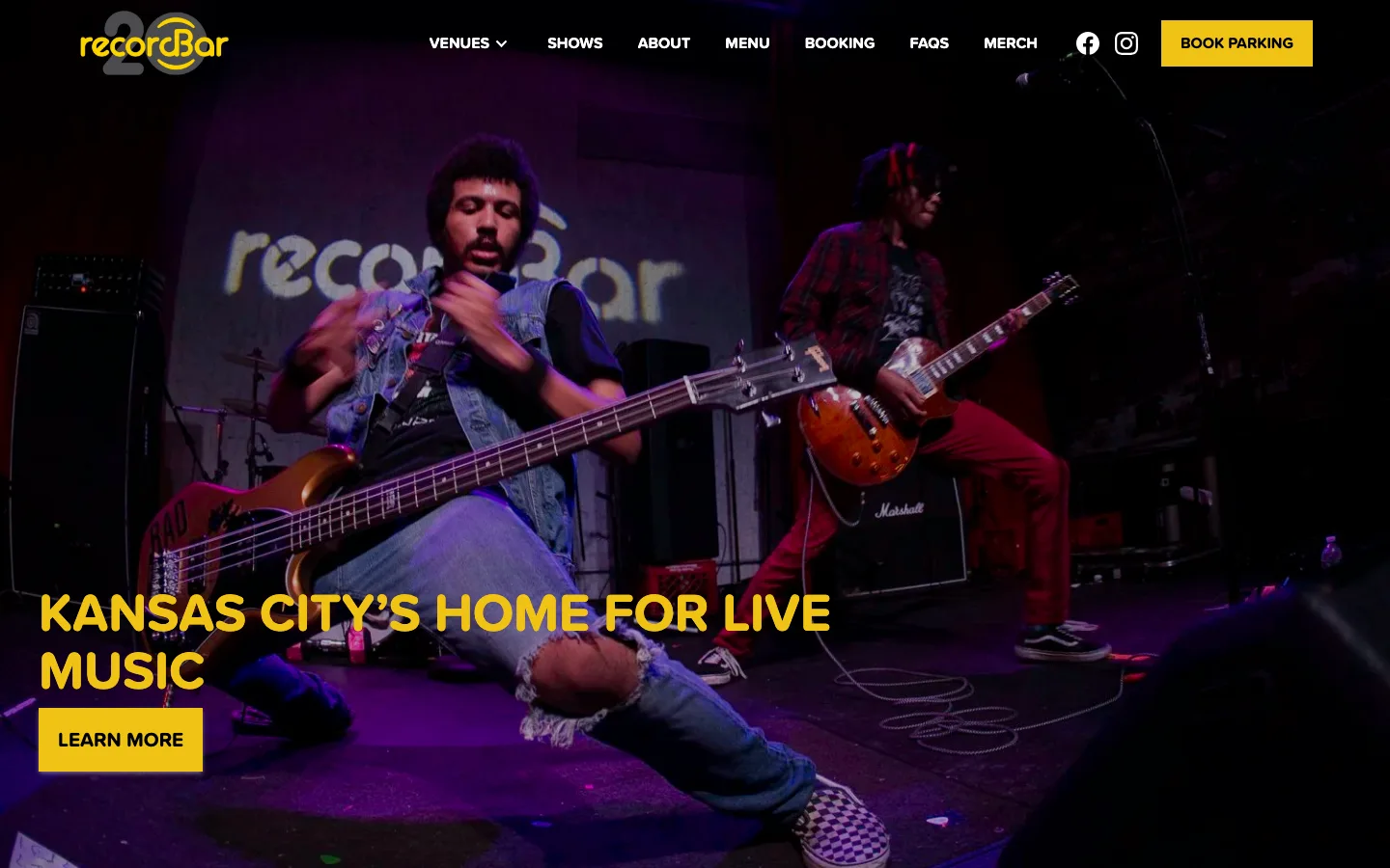 recordBar live music venue in Kansas City