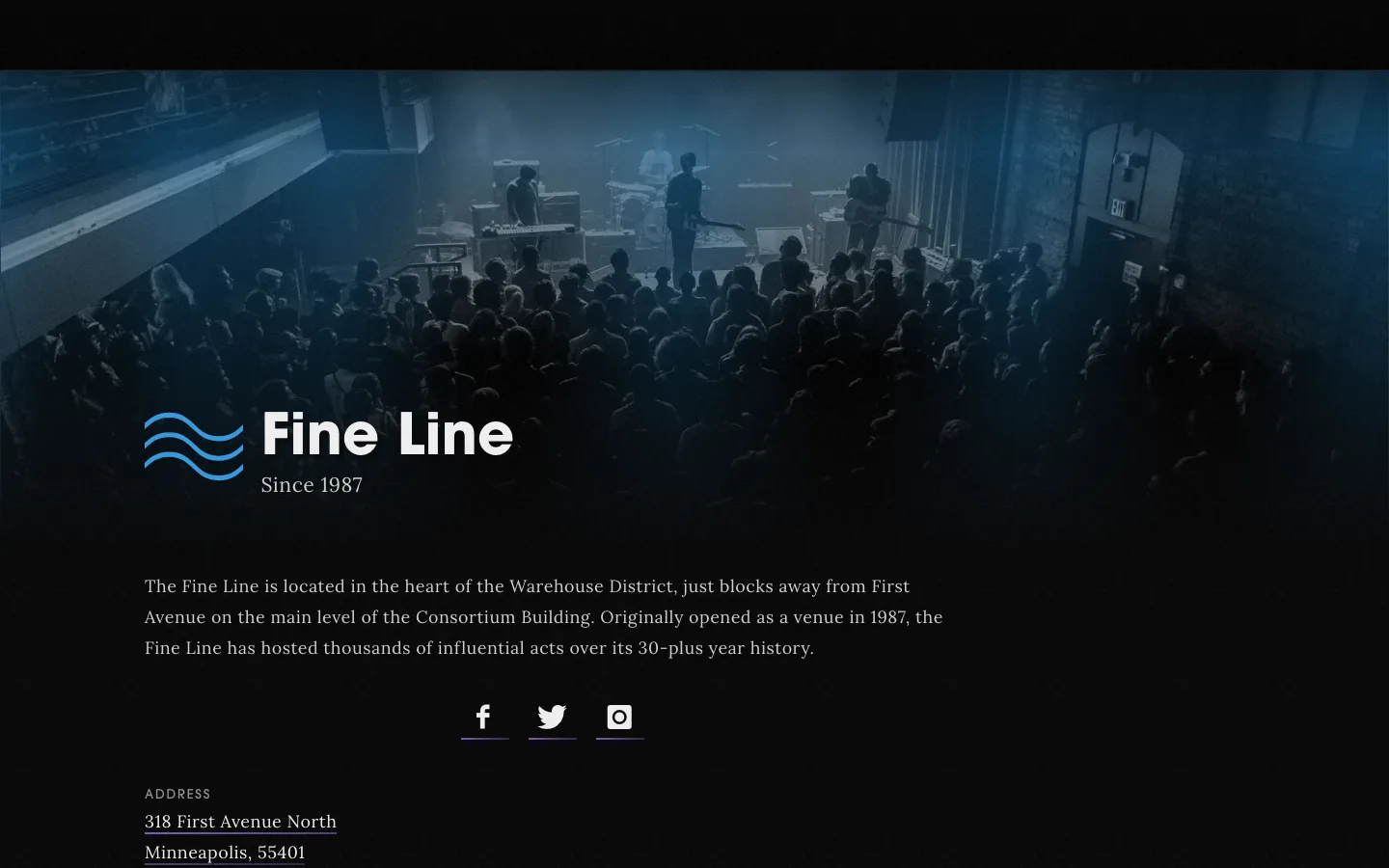 Fine Line live music venue in Minneapolis