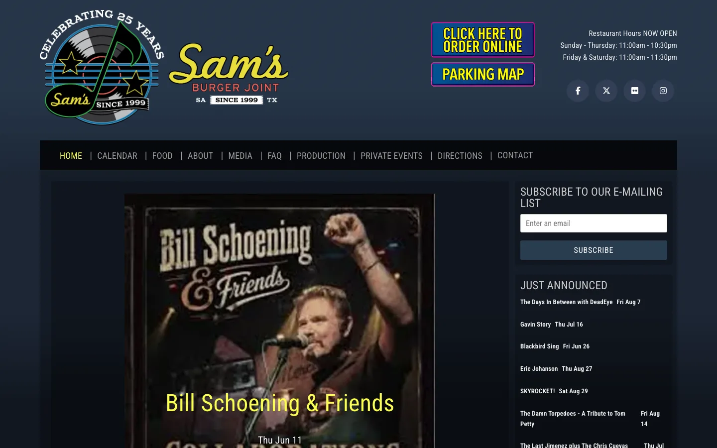 Sam's Burger Joint live music venue in San Antonio